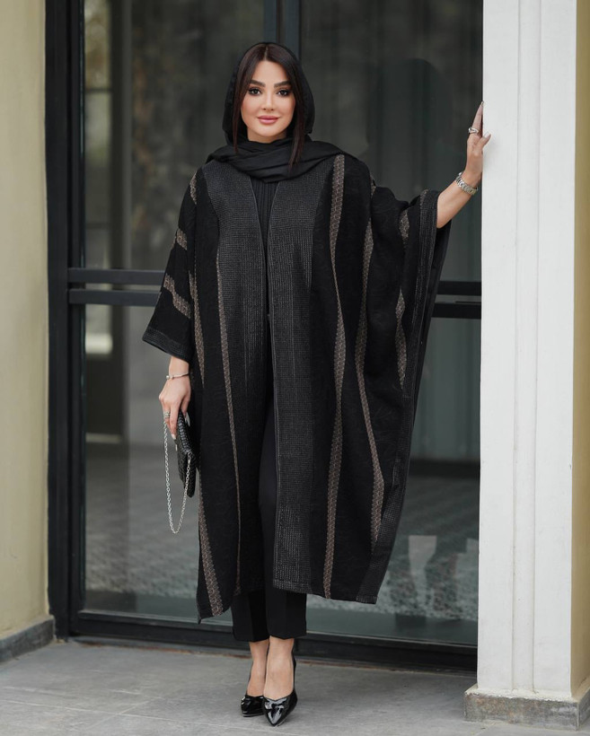 مانتو بلند مشکی