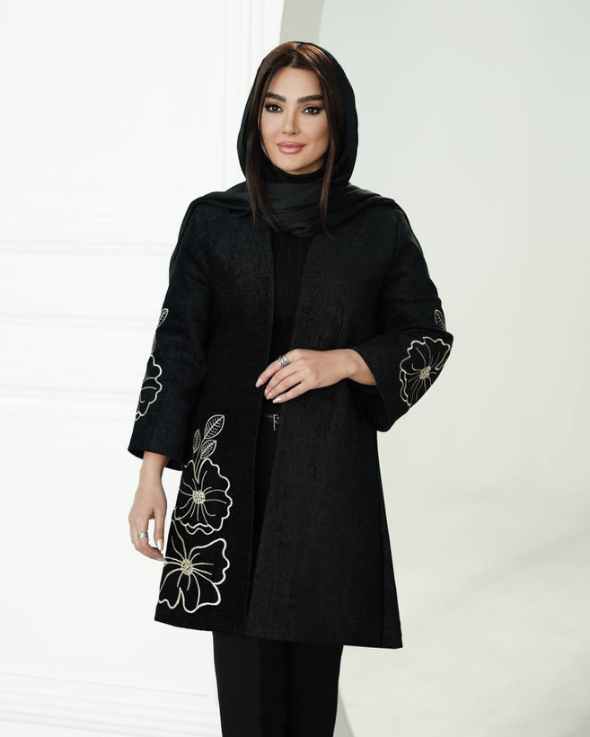 مانتو گلدوزی