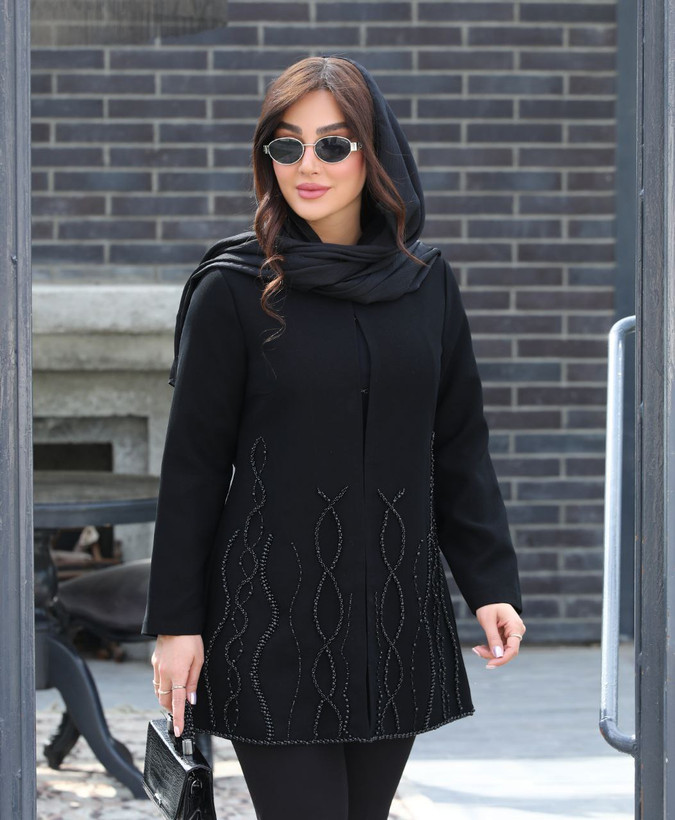 مانتو کتی مشکی