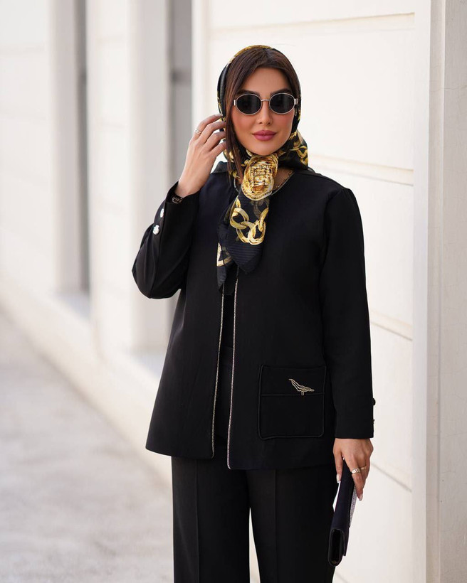 مانتو کتی مشکی