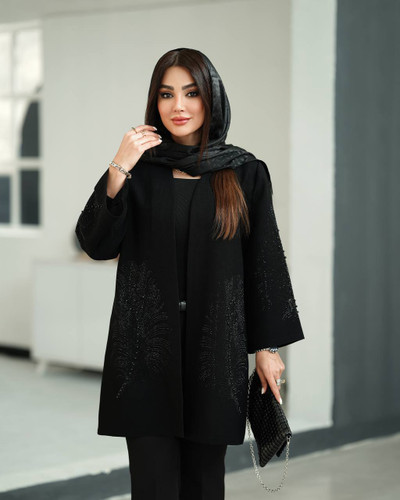 مانتو مشکی مجلسی خاص