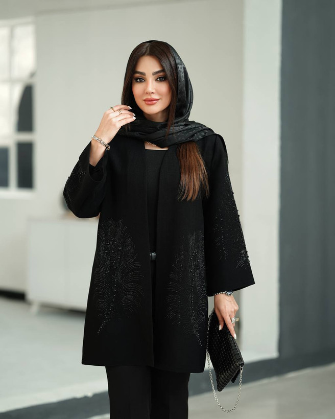 مانتو مشکی مجلسی خاص