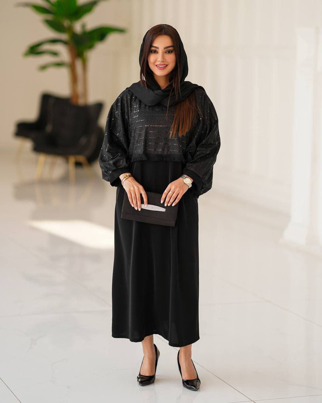 مانتو مجلسی مشکی