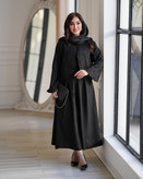 مانتو کرپ مشکی