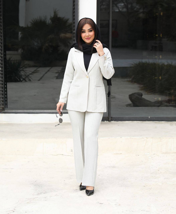 مانتو شلوار کتی مجلسی