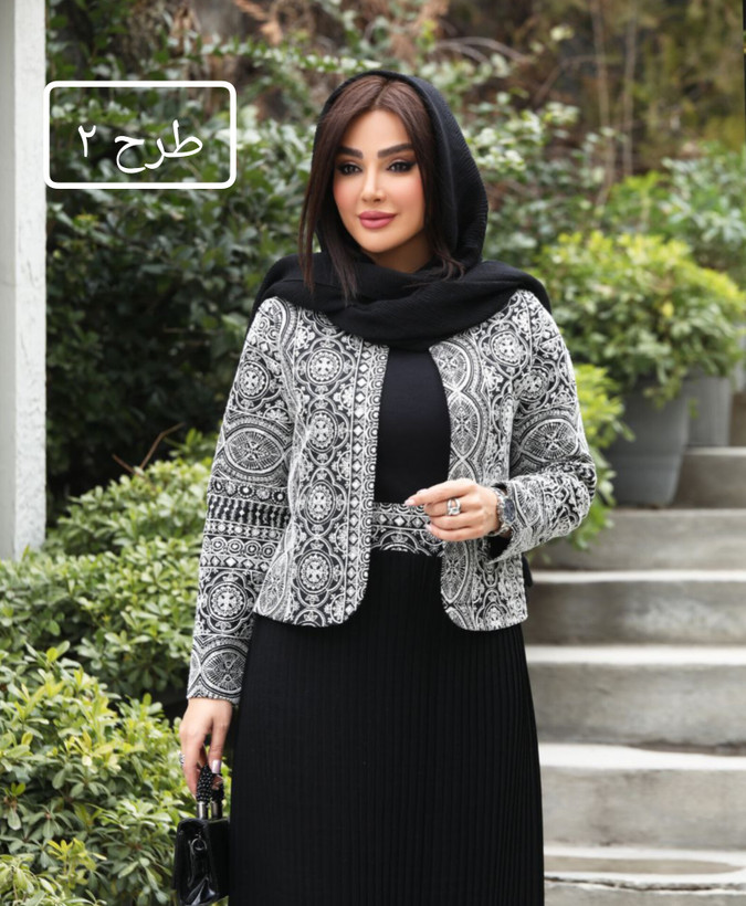 مانتو لینن سوزن دوزی