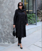 مانتو مشکی تابستونی