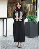 مانتو بلند مشکی