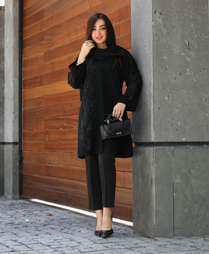 مانتو مشکی مجلسی خاص