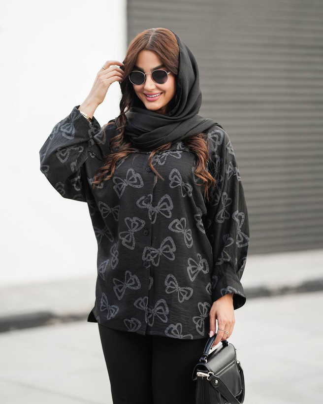 مانتو مشکی کوتاه