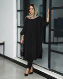 مانتو مشکی بلند