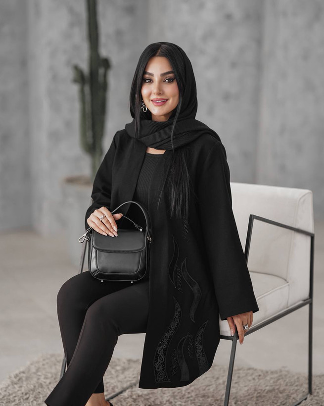 مانتو شیک مشکی