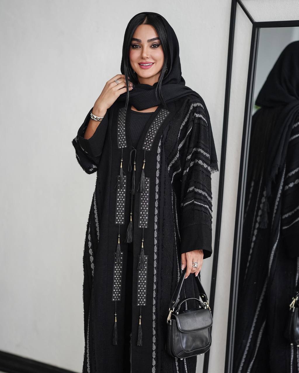 مانتو بلند مشکی