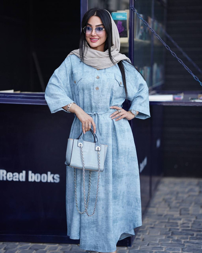 مانتو پیراهنی بلند