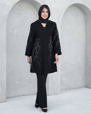 مانتو مجلسی شیک مشکی