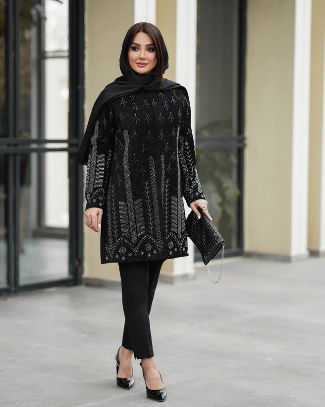 مانتو مجلسی کار شده