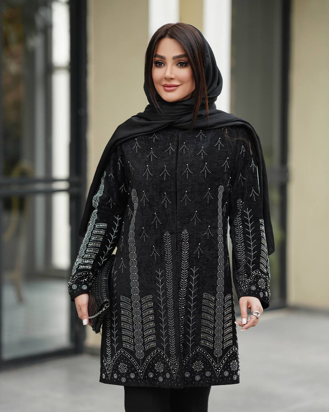 مانتو نگین دوزی