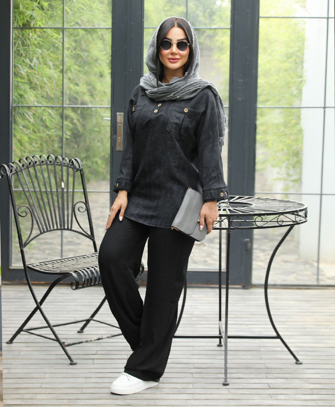 شومیز ساده مشکی