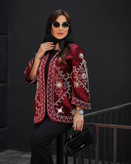 مانتو کتی سرمه دوزی