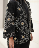 مانتو کتی سرمه دوزی