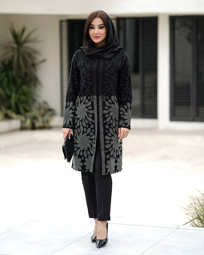 مانتو مجلسی کار شده