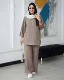 مانتو جلو بسته کوتاه