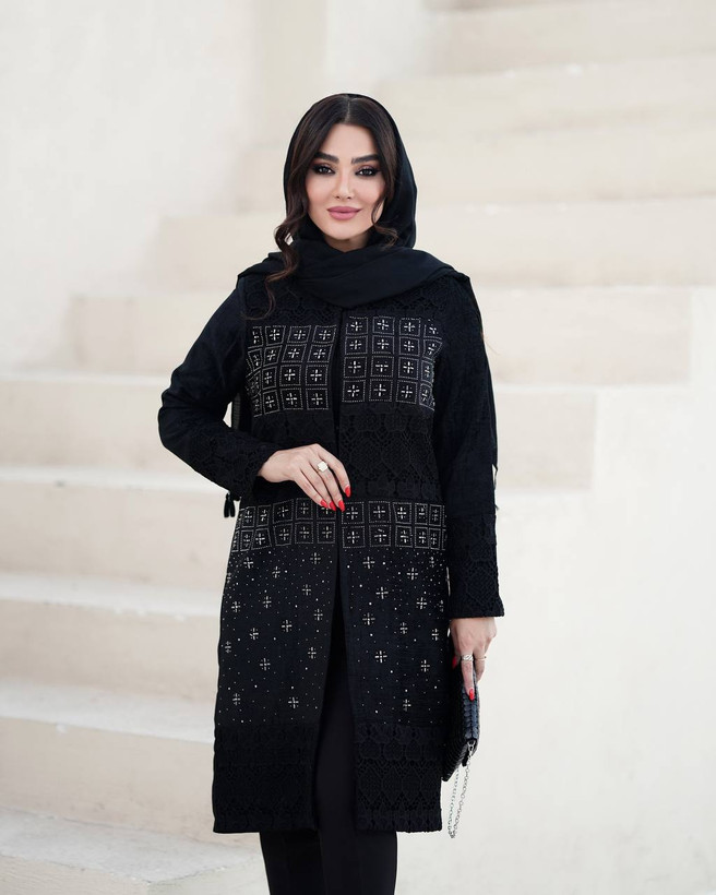 مانتو سنگدوزی مجلسی