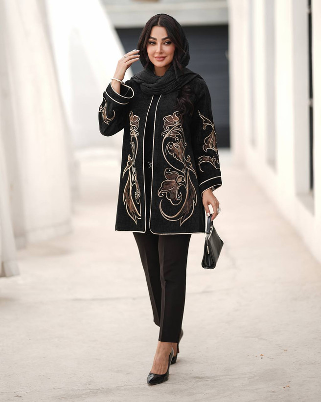 مانتو جواهر دوزی