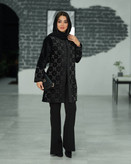 مانتو مخمل شانل مجلسی