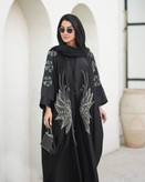 مانتو عبایی مجلسی کار شده