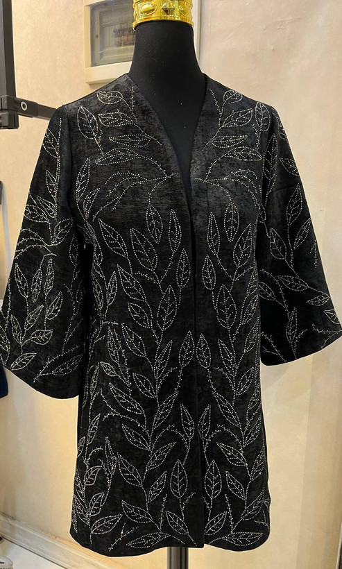 مانتو مخمل شانل مجلسی