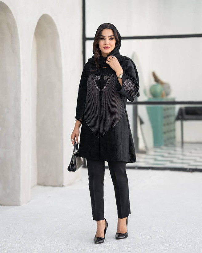 مانتو مجلسی کار شده