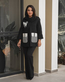 کت گلدوزی مخمل