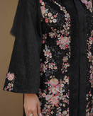 مانتو مخمل شانل گلدوزی