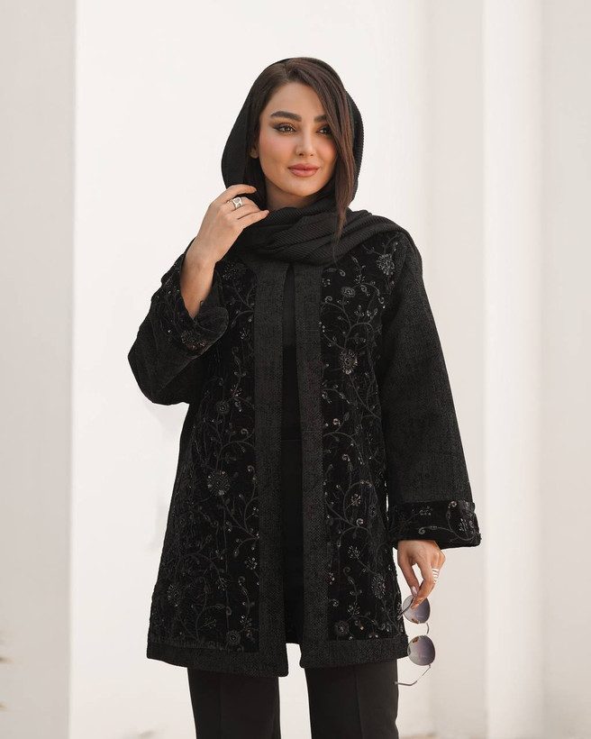 مانتو پولک دوزی