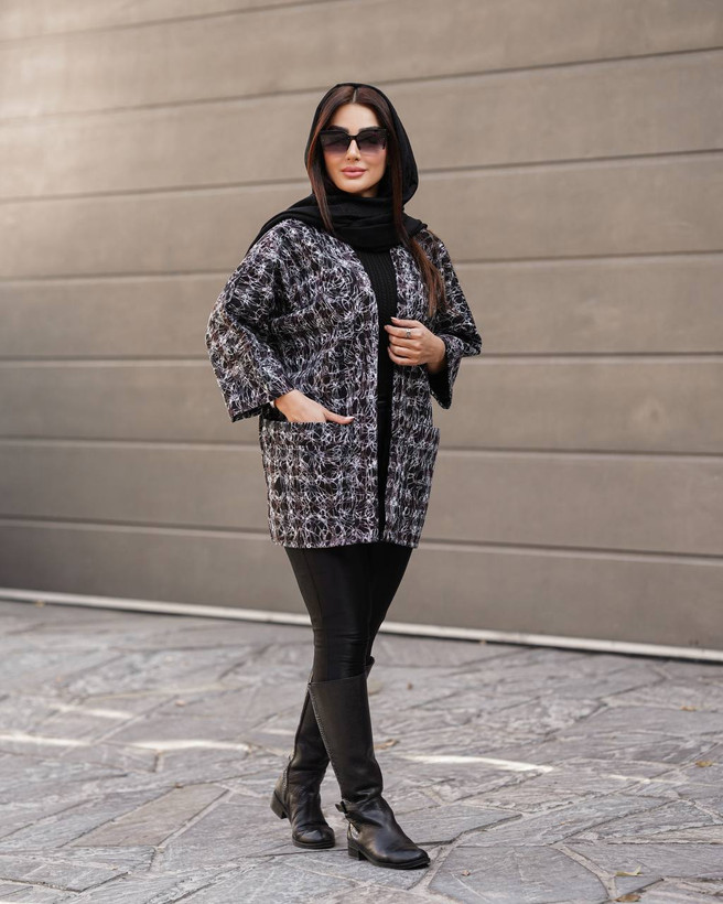 مانتو کتی اسپرت بولکه سه بعدی