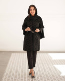 مانتو مشکی مجلسی