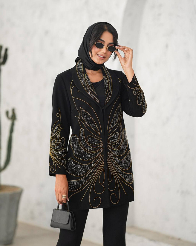 مانتو مجلسی کار شده