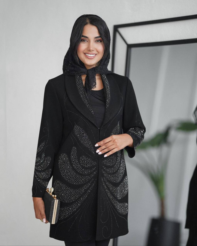 مانتو کار شده شیک