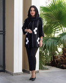 مانتو کتی مخمل شانل