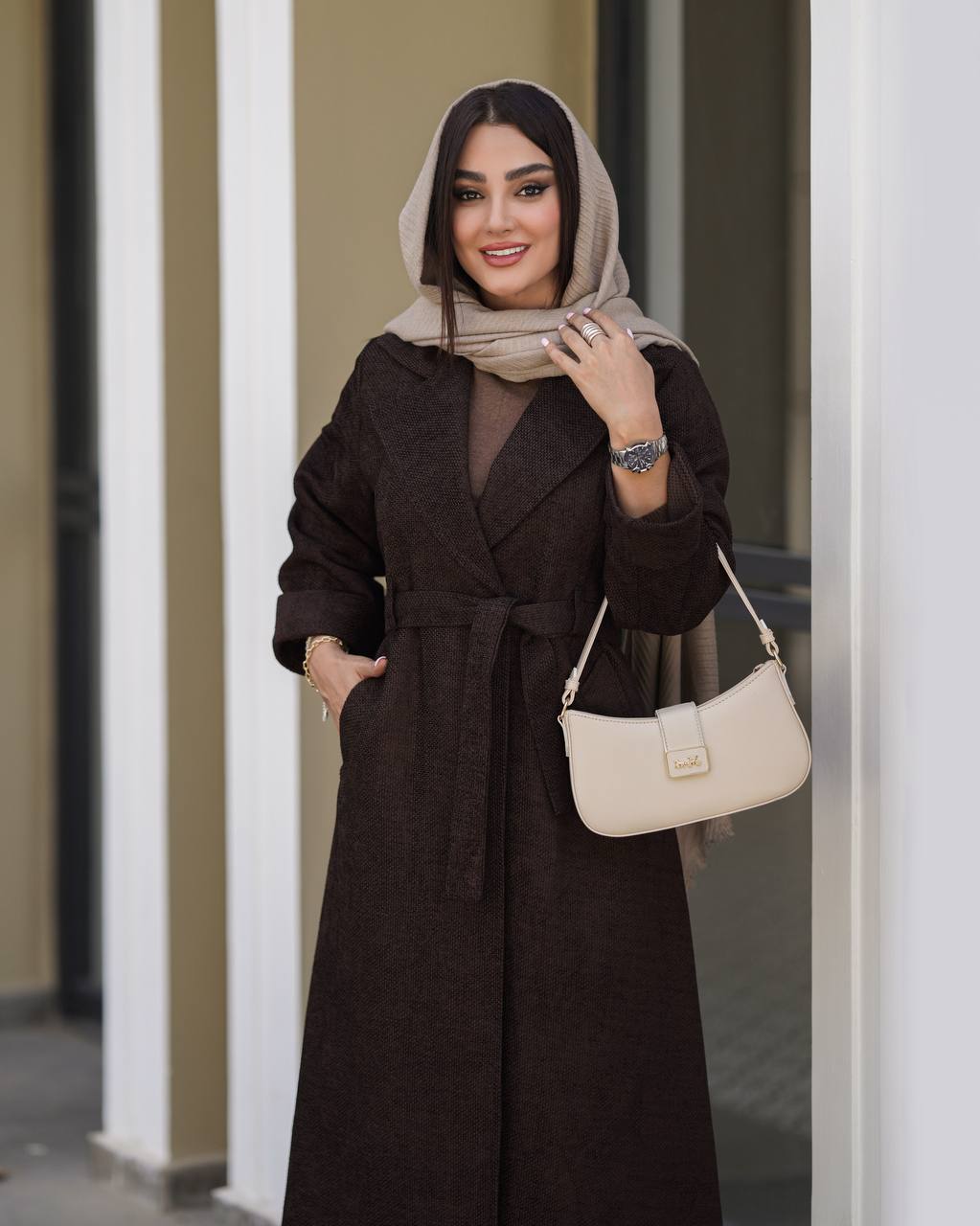 مانتو یقه انگلیسی پاییزه جدید