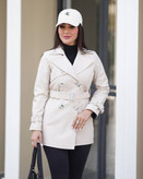 بارانی سانتانا زنانه شیک پاییزه