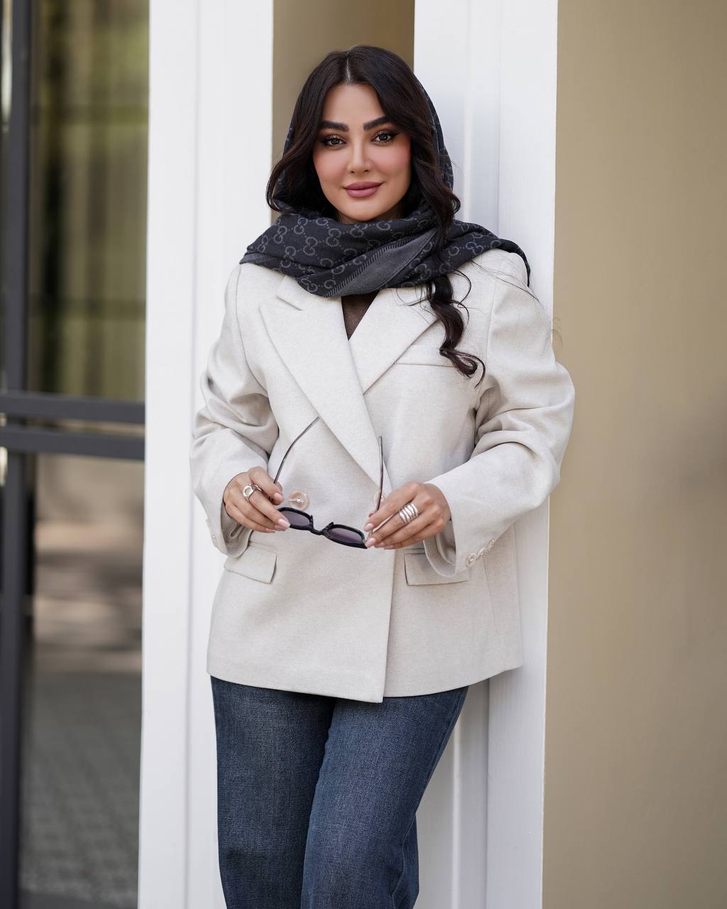 کت یقه انگلیسی زنانه پاییزه