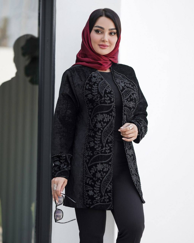 مانتو مجلسی طرحدار