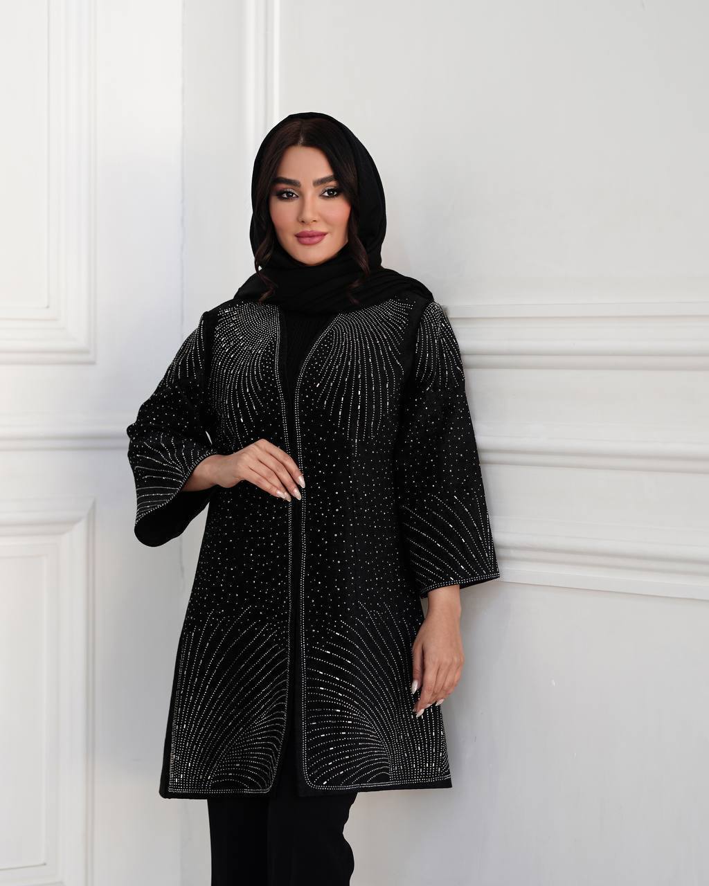 مانتو کار شده نگزن دوزی