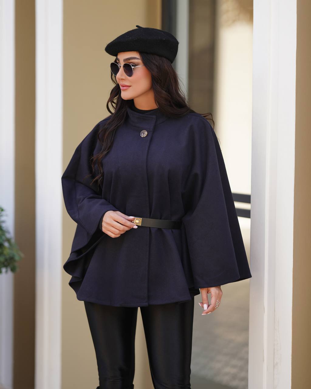 مانتو پانچ کوتاه جلو بسته