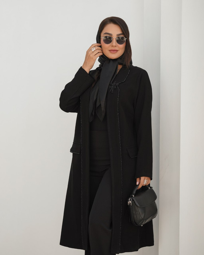 مدل مانتو مجلسی شیک زنانه بلند