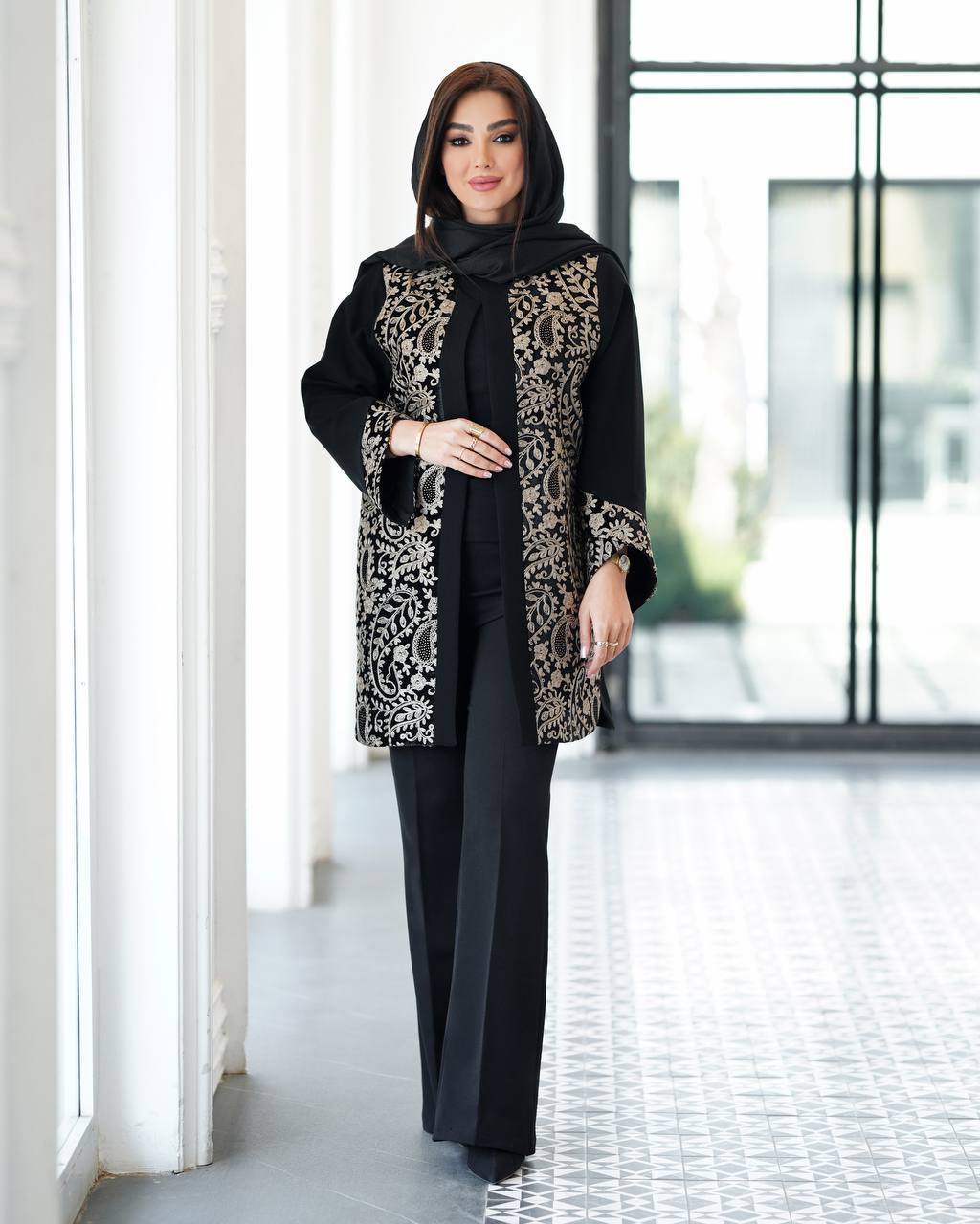 مانتو کتی کرپ مجلسی