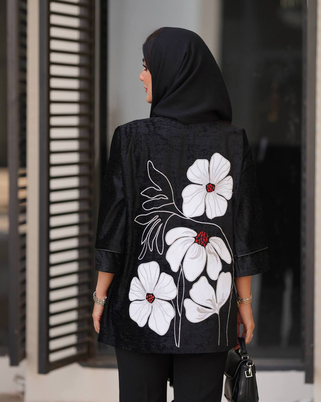 مانتو کتی طرح دار