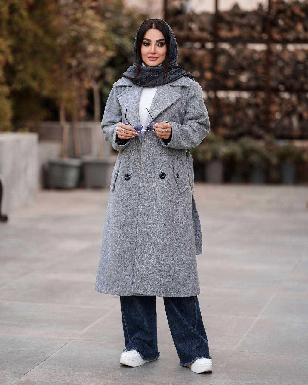 پالتو بلند یقه انگلیسی فوتر